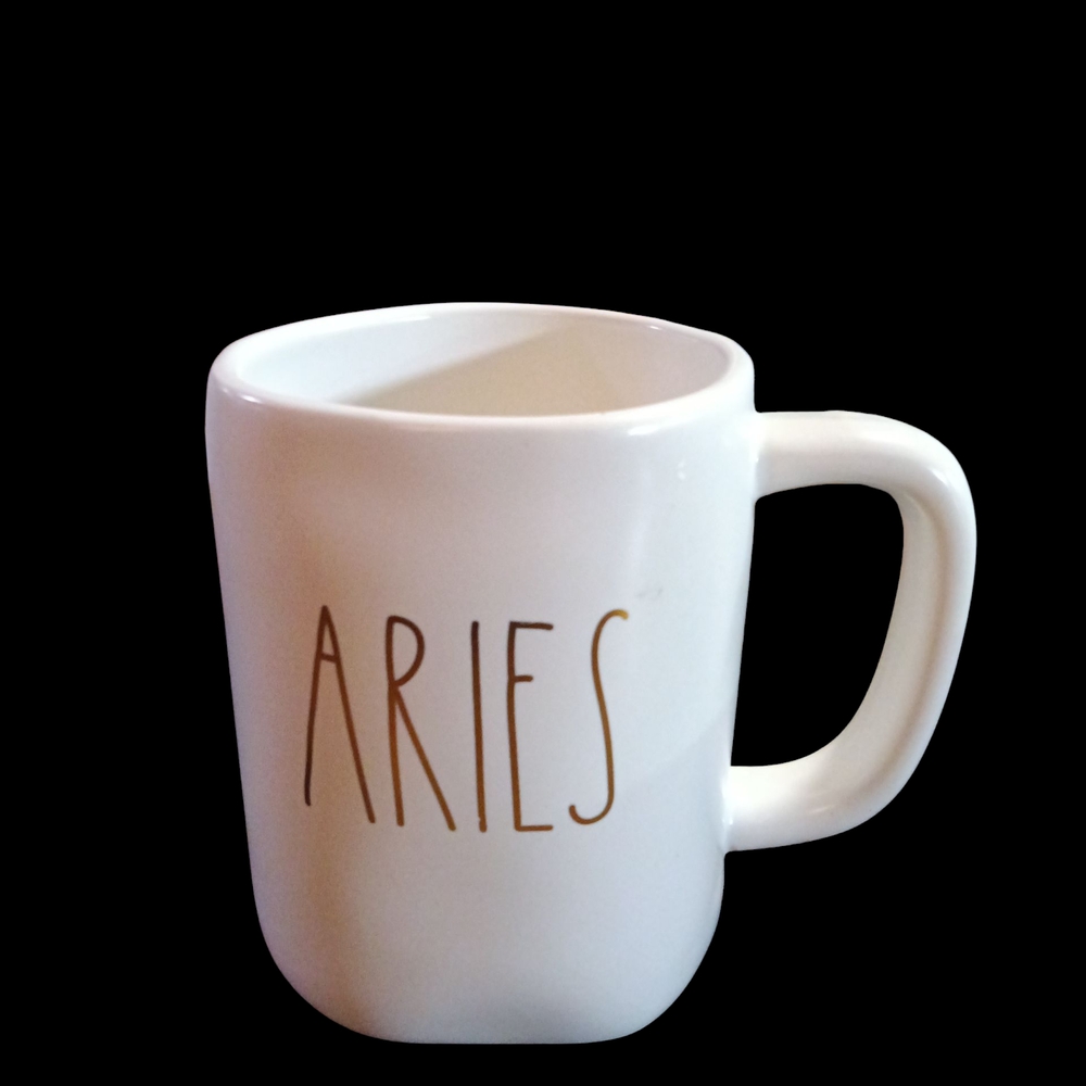 Rae Dunn Cream Aries Mug